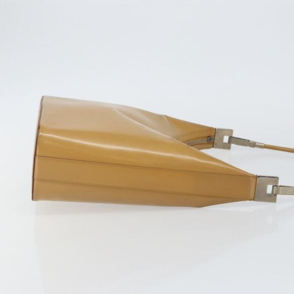 GUCCI Shoulder Bag Leather Brown Silver 001 001 - Picture 4 of 13